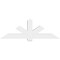 Ekena Millwork Kennewick Architectural Grade PVC Gable Bracket, 72"W x 24"H x 6"D x 6"F, 8/12 Pitch GBP072X24X0606KEN00 - alternate 4